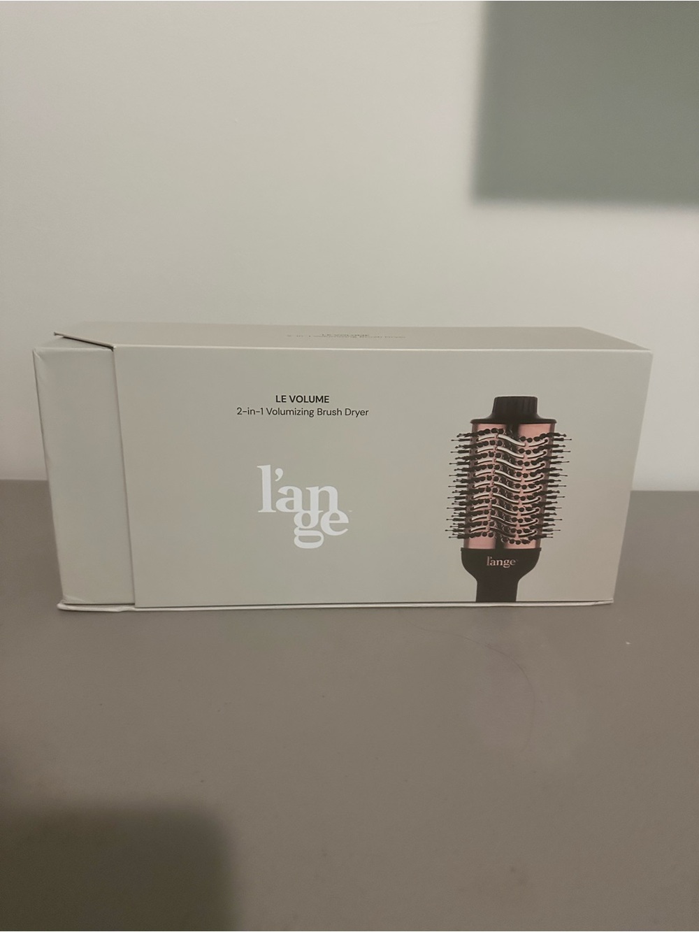Lange 2-in-1 Volumizing Brush Dryer in Rose Gold and Black